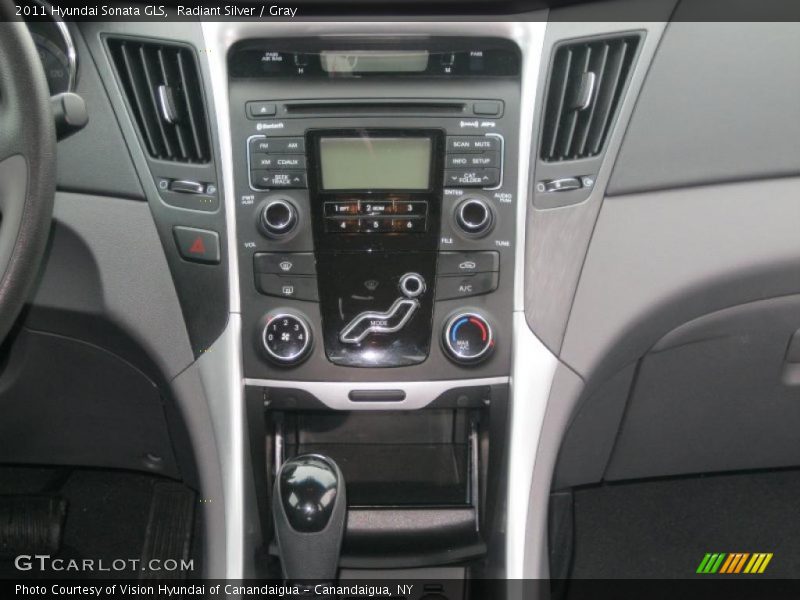 Radiant Silver / Gray 2011 Hyundai Sonata GLS