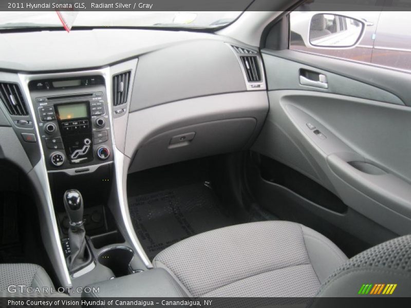Radiant Silver / Gray 2011 Hyundai Sonata GLS