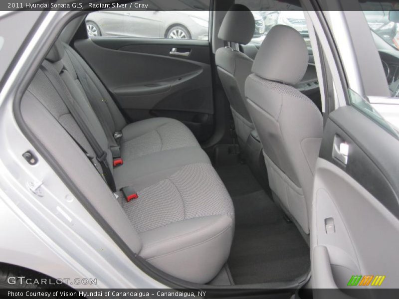 Radiant Silver / Gray 2011 Hyundai Sonata GLS