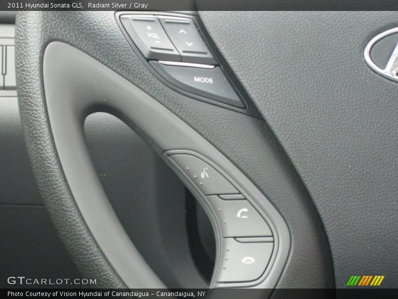 Radiant Silver / Gray 2011 Hyundai Sonata GLS