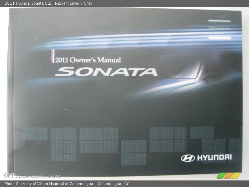 Radiant Silver / Gray 2011 Hyundai Sonata GLS