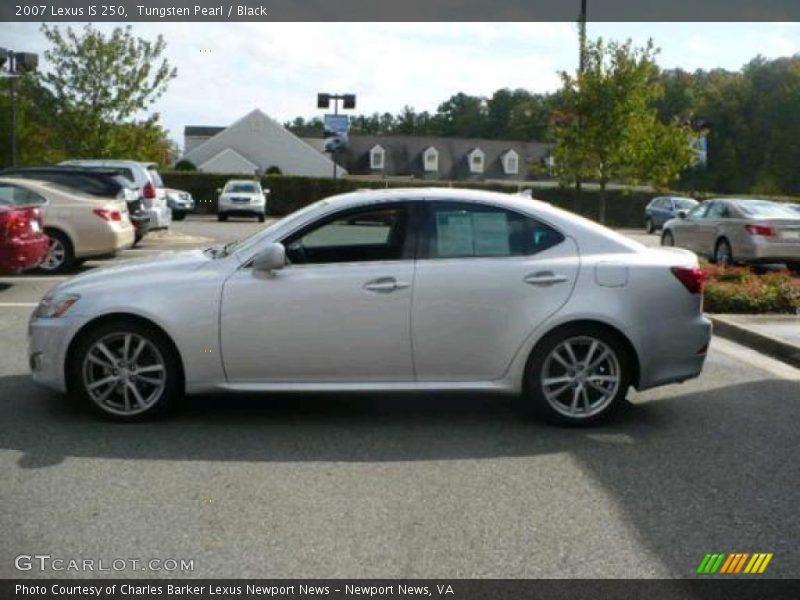 Tungsten Pearl / Black 2007 Lexus IS 250