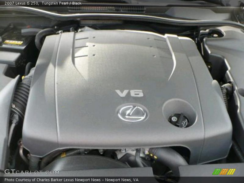 Tungsten Pearl / Black 2007 Lexus IS 250