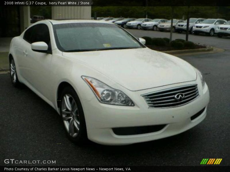Front 3/4 View of 2008 G 37 Coupe