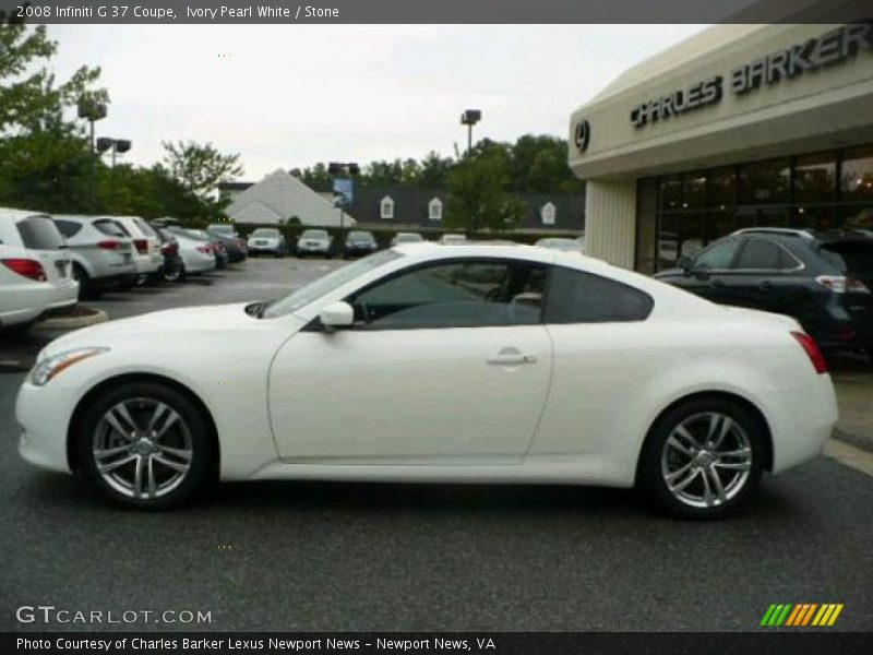  2008 G 37 Coupe Ivory Pearl White