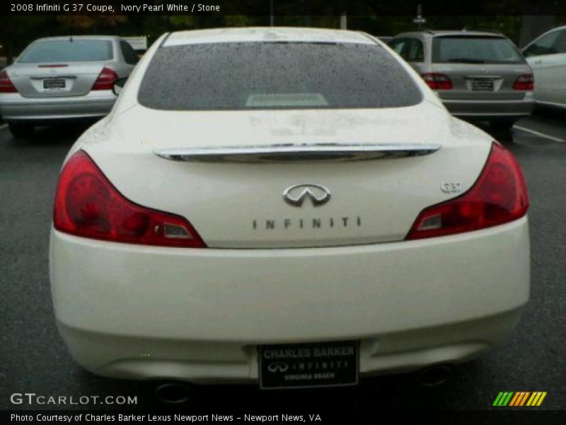  2008 G 37 Coupe Ivory Pearl White