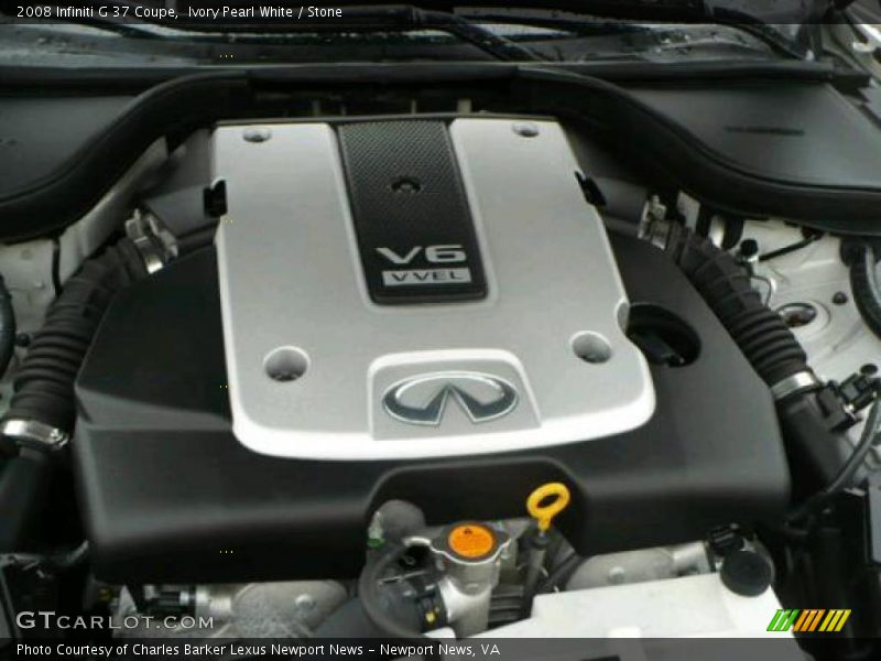  2008 G 37 Coupe Engine - 3.7 Liter DOHC 24-Valve VVT V6