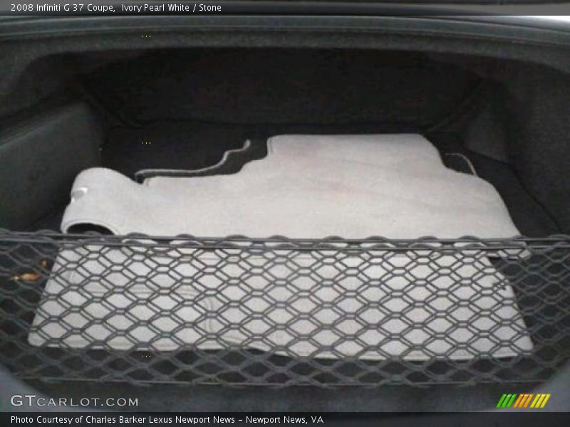 Ivory Pearl White / Stone 2008 Infiniti G 37 Coupe