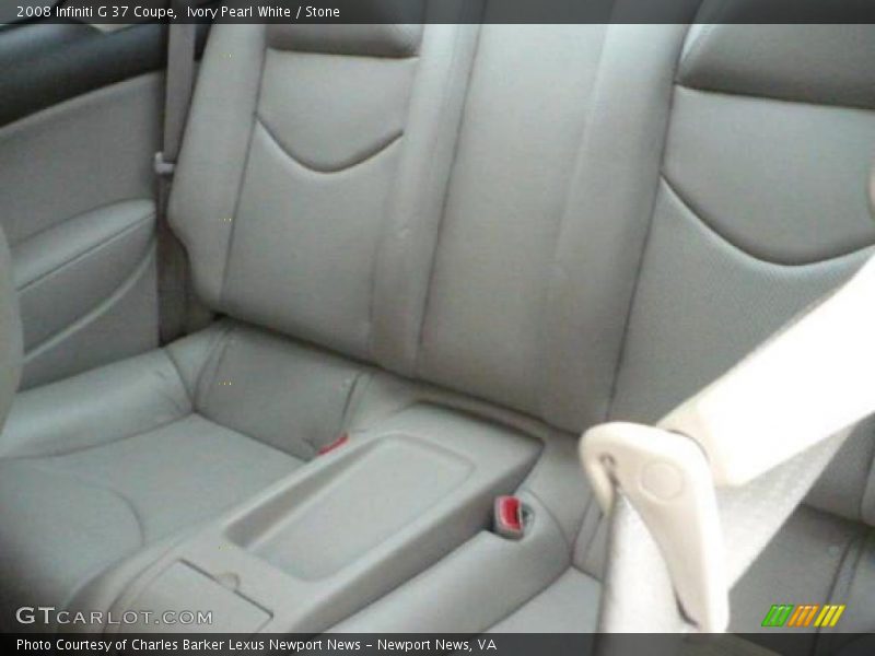 Ivory Pearl White / Stone 2008 Infiniti G 37 Coupe