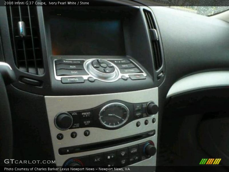 Ivory Pearl White / Stone 2008 Infiniti G 37 Coupe