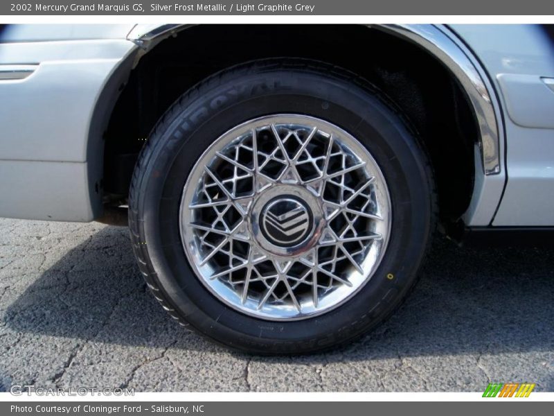 Silver Frost Metallic / Light Graphite Grey 2002 Mercury Grand Marquis GS