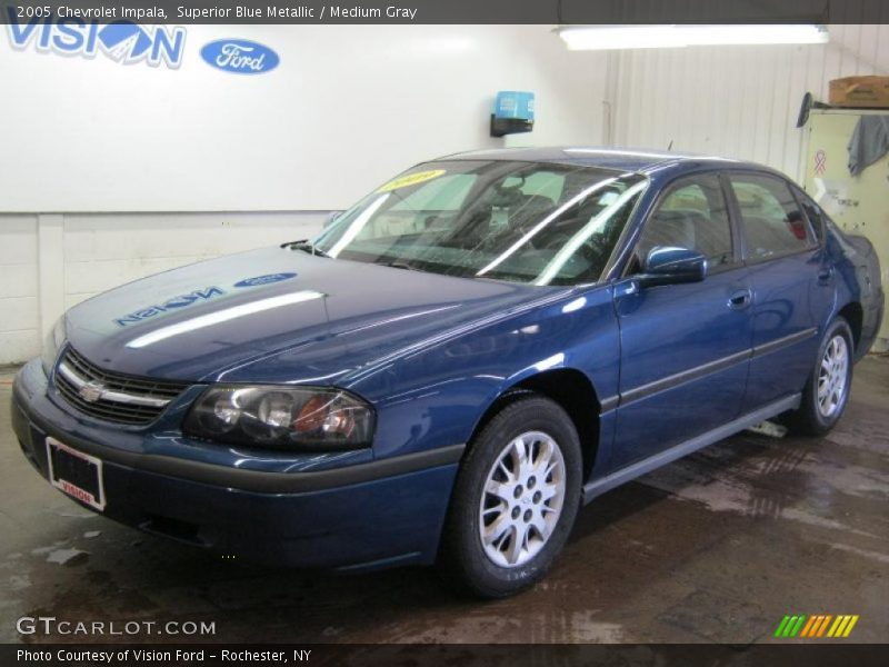 Superior Blue Metallic / Medium Gray 2005 Chevrolet Impala