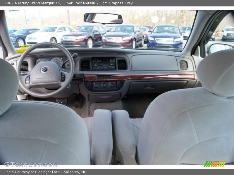 Silver Frost Metallic / Light Graphite Grey 2002 Mercury Grand Marquis GS