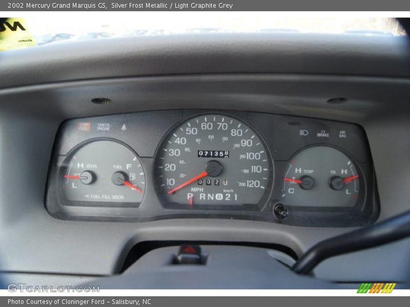  2002 Grand Marquis GS GS Gauges