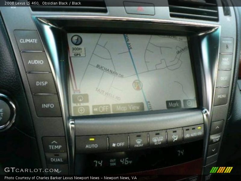 Obsidian Black / Black 2008 Lexus LS 460