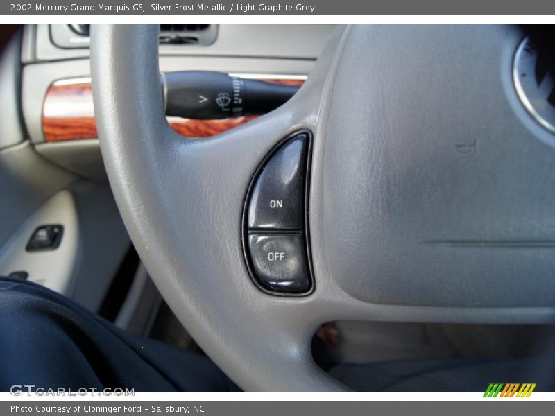 Silver Frost Metallic / Light Graphite Grey 2002 Mercury Grand Marquis GS