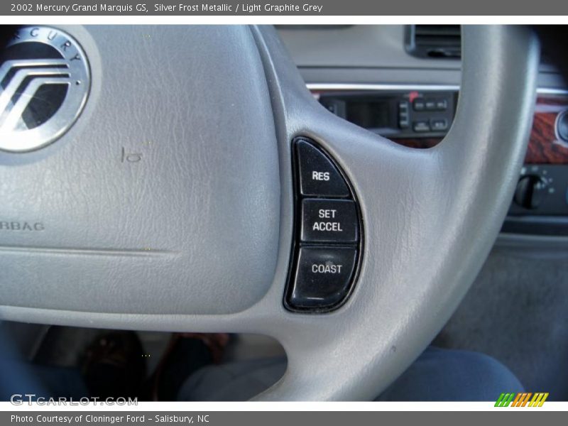 Silver Frost Metallic / Light Graphite Grey 2002 Mercury Grand Marquis GS