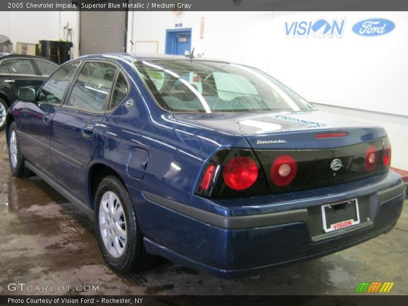 Superior Blue Metallic / Medium Gray 2005 Chevrolet Impala