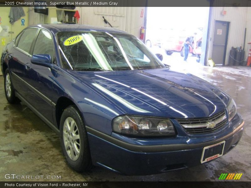 Superior Blue Metallic / Medium Gray 2005 Chevrolet Impala