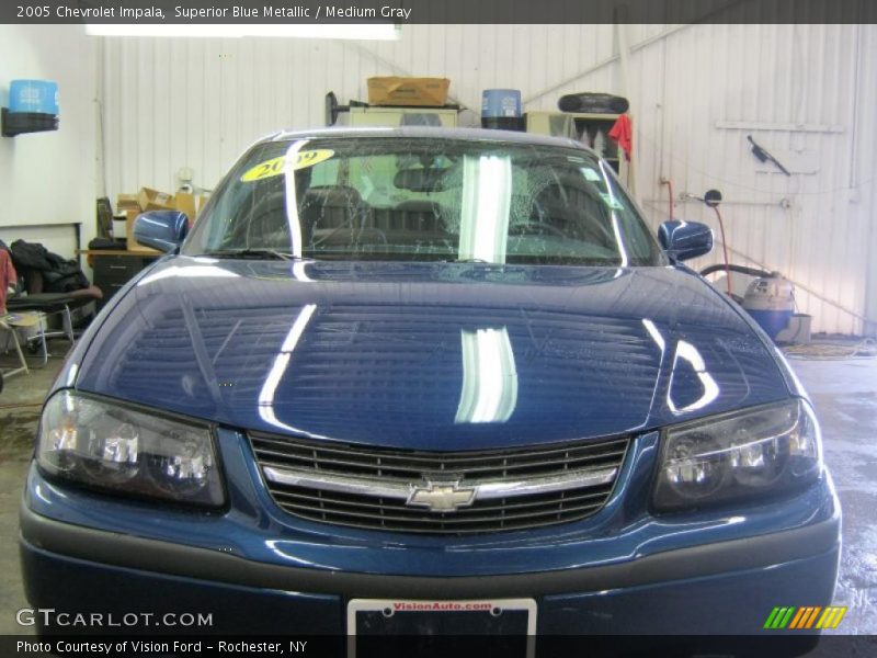 Superior Blue Metallic / Medium Gray 2005 Chevrolet Impala