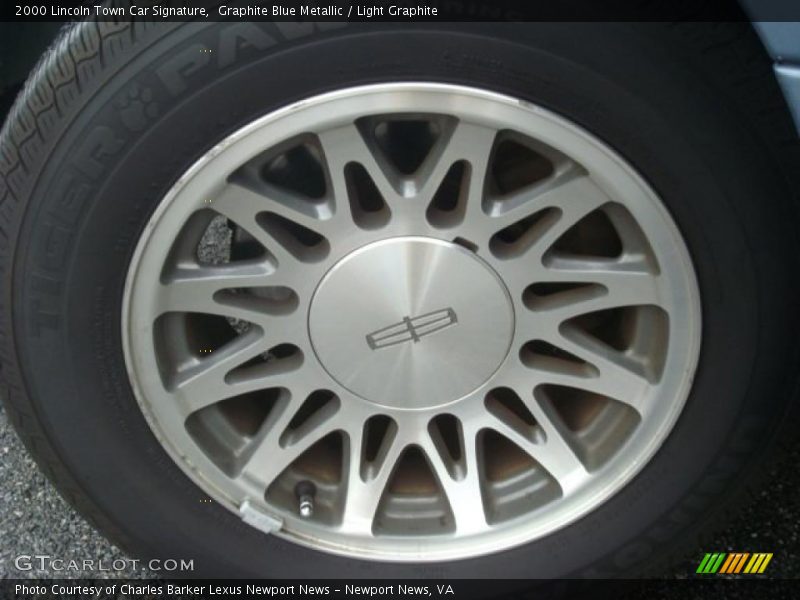 Graphite Blue Metallic / Light Graphite 2000 Lincoln Town Car Signature