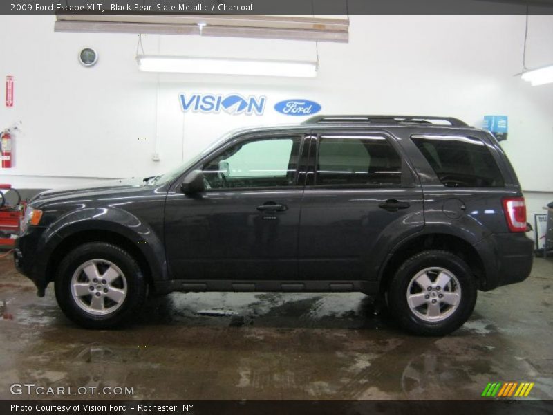 Black Pearl Slate Metallic / Charcoal 2009 Ford Escape XLT