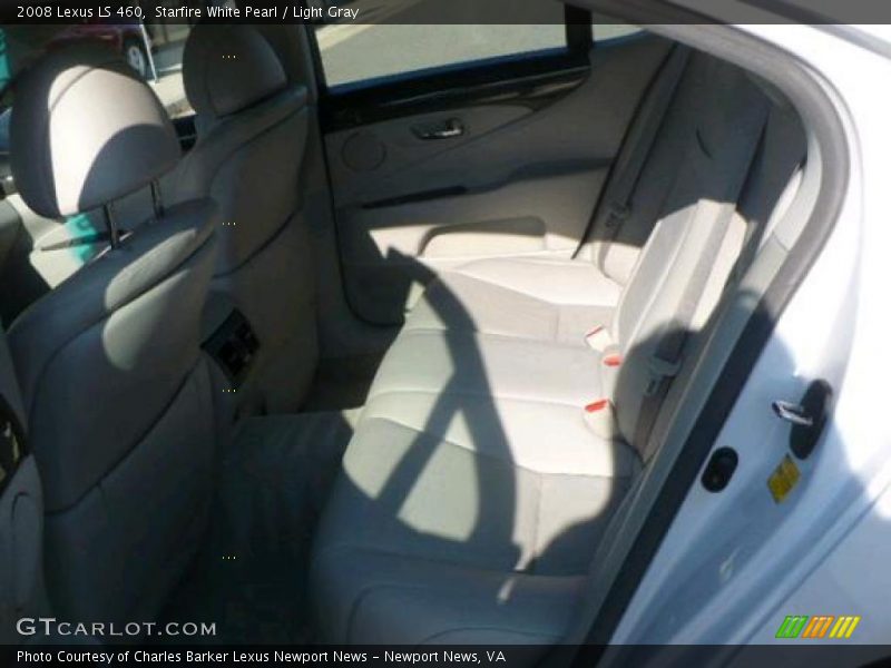 Starfire White Pearl / Light Gray 2008 Lexus LS 460