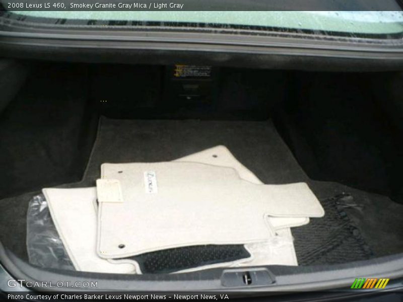 Smokey Granite Gray Mica / Light Gray 2008 Lexus LS 460