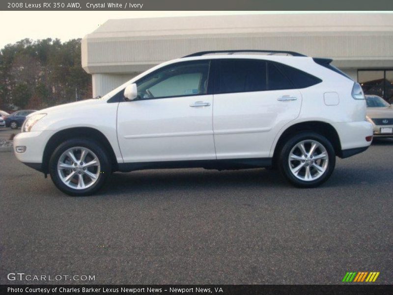 Crystal White / Ivory 2008 Lexus RX 350 AWD