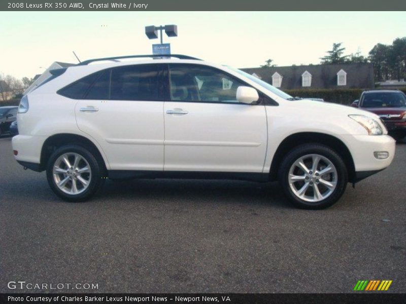 Crystal White / Ivory 2008 Lexus RX 350 AWD