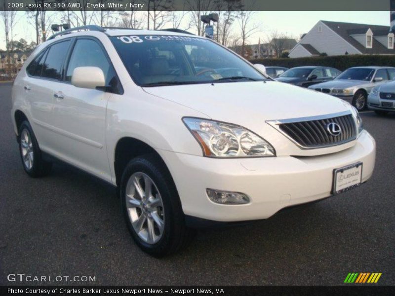Crystal White / Ivory 2008 Lexus RX 350 AWD