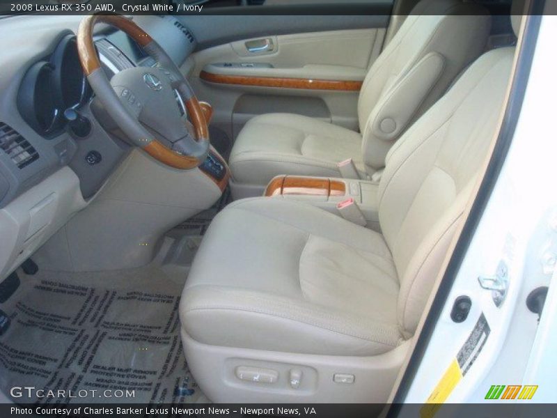 Crystal White / Ivory 2008 Lexus RX 350 AWD