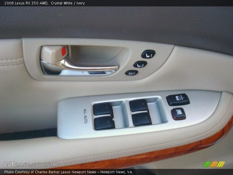 Crystal White / Ivory 2008 Lexus RX 350 AWD
