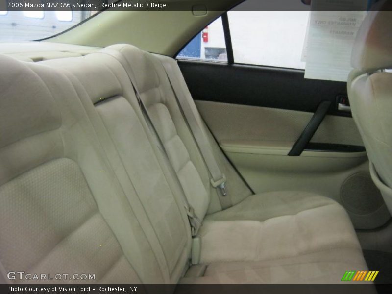 Redfire Metallic / Beige 2006 Mazda MAZDA6 s Sedan