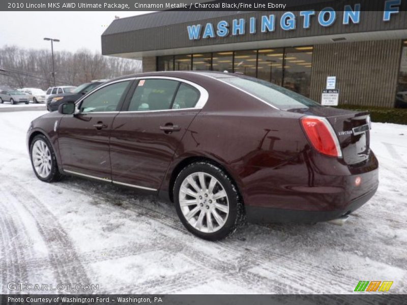 Cinnamon Metallic / Charcoal Black/Fine Line Ebony 2010 Lincoln MKS AWD Ultimate Package