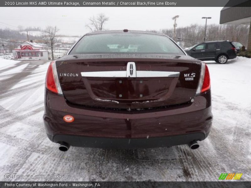 Cinnamon Metallic / Charcoal Black/Fine Line Ebony 2010 Lincoln MKS AWD Ultimate Package