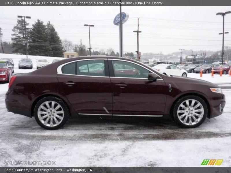 Cinnamon Metallic / Charcoal Black/Fine Line Ebony 2010 Lincoln MKS AWD Ultimate Package