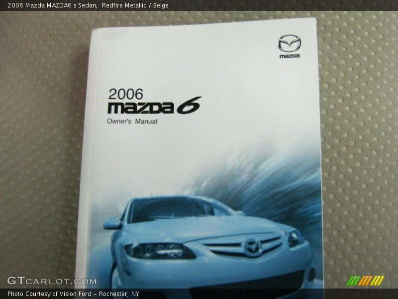 Redfire Metallic / Beige 2006 Mazda MAZDA6 s Sedan