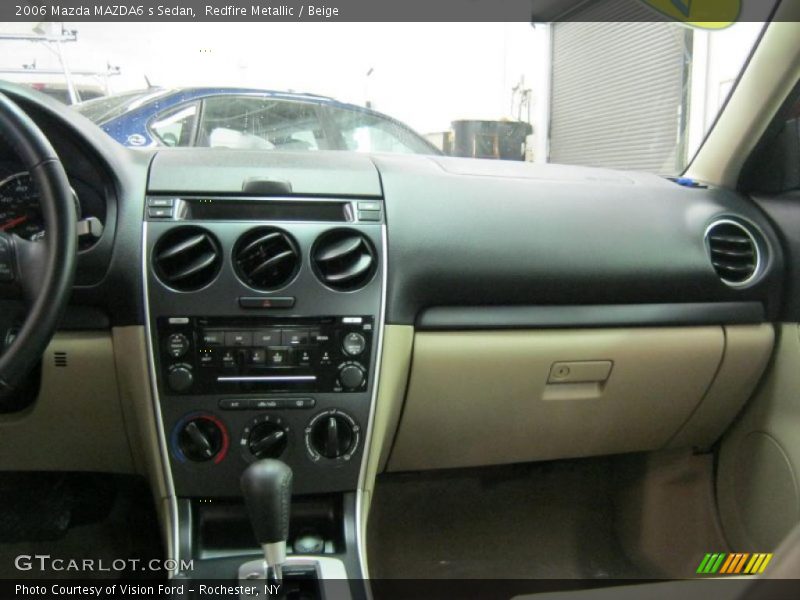Redfire Metallic / Beige 2006 Mazda MAZDA6 s Sedan
