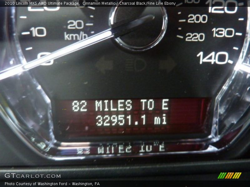 Cinnamon Metallic / Charcoal Black/Fine Line Ebony 2010 Lincoln MKS AWD Ultimate Package