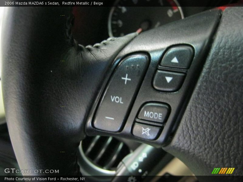 Redfire Metallic / Beige 2006 Mazda MAZDA6 s Sedan