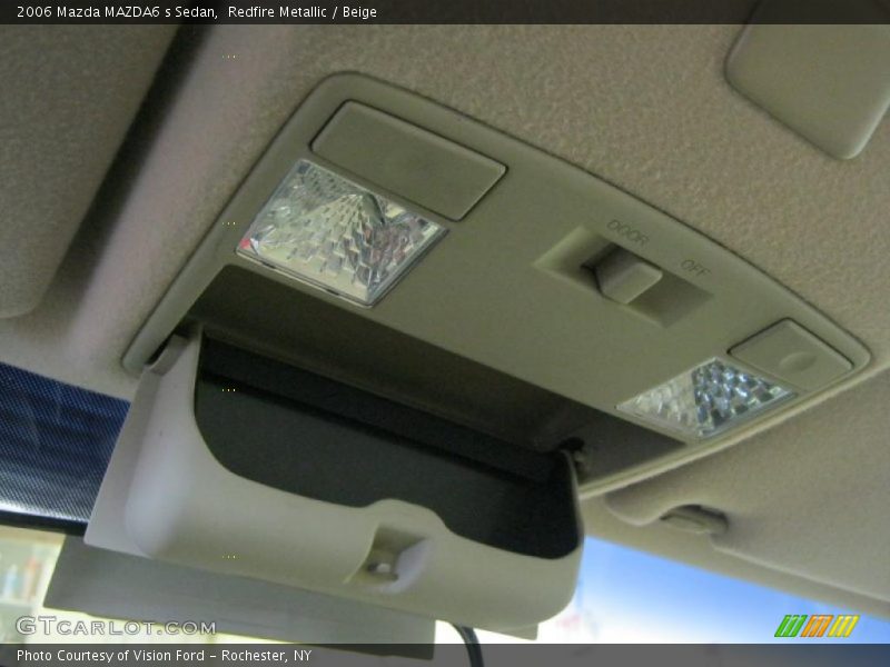 Redfire Metallic / Beige 2006 Mazda MAZDA6 s Sedan