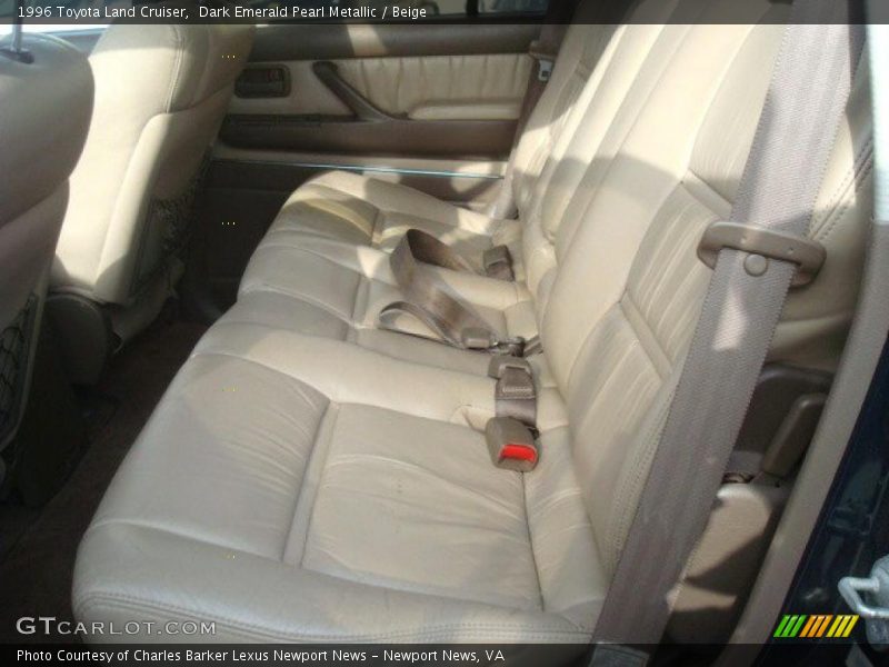 Dark Emerald Pearl Metallic / Beige 1996 Toyota Land Cruiser