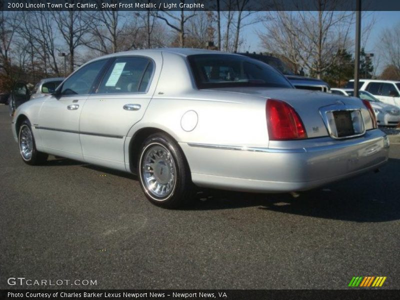 Silver Frost Metallic / Light Graphite 2000 Lincoln Town Car Cartier