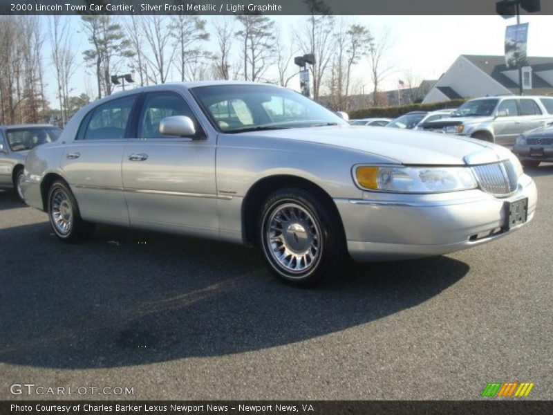 Silver Frost Metallic / Light Graphite 2000 Lincoln Town Car Cartier