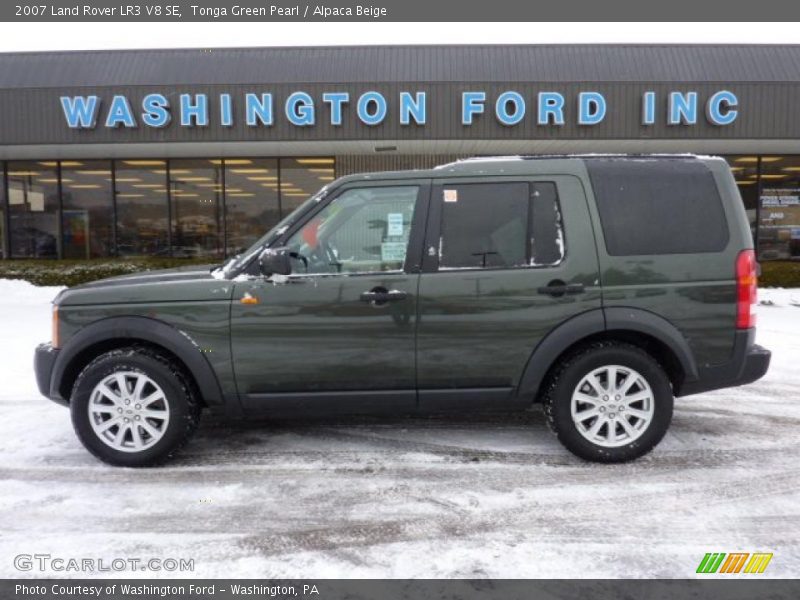 Tonga Green Pearl / Alpaca Beige 2007 Land Rover LR3 V8 SE