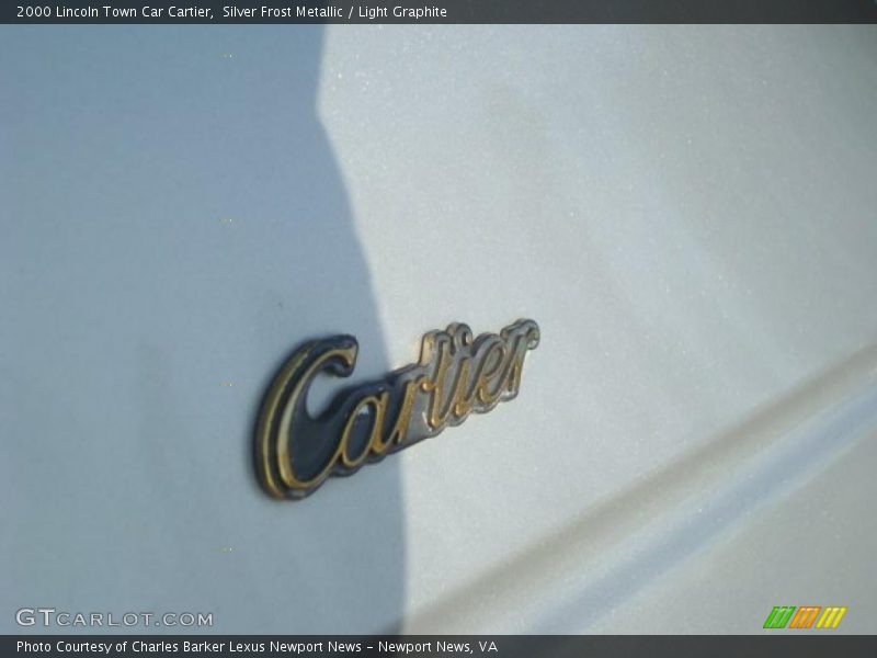 Silver Frost Metallic / Light Graphite 2000 Lincoln Town Car Cartier