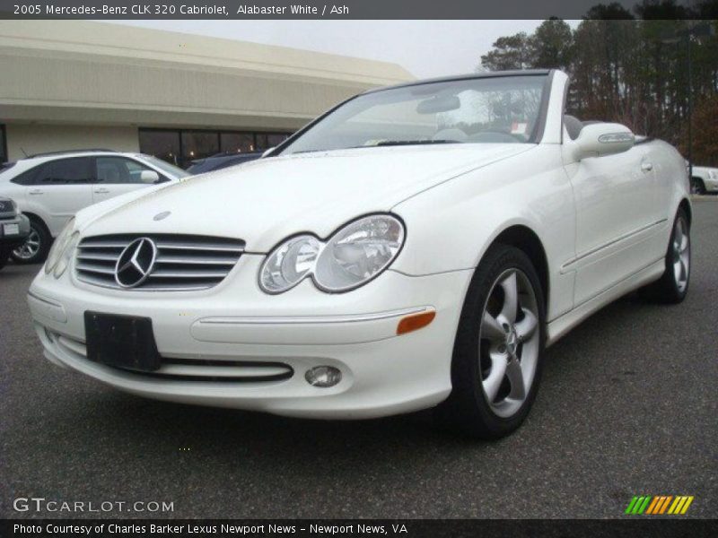Alabaster White / Ash 2005 Mercedes-Benz CLK 320 Cabriolet
