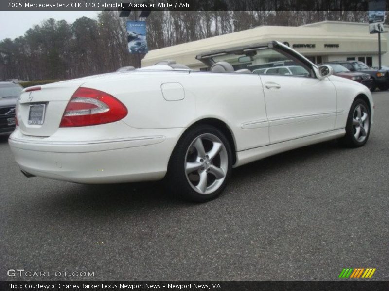 Alabaster White / Ash 2005 Mercedes-Benz CLK 320 Cabriolet