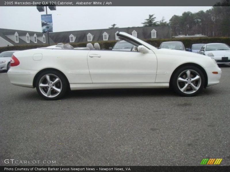 Alabaster White / Ash 2005 Mercedes-Benz CLK 320 Cabriolet